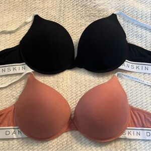 Danskin Intimates Women's Black and Pink Bra Duo